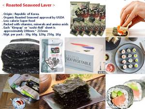 Wholesale korea laver: Korean Roasted Seaweed Lager