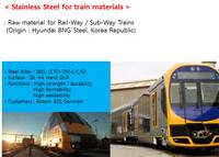 Stainless Steel for Train Materials 