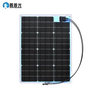 Wholesale pcb module: 18V60W Flexible Solar Panel for RV Boat Battery Charger Marine and Outdoor
