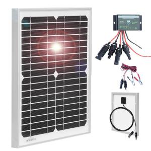Wholesale balance weight: 10W 12V Solar Panel High Efficiency PV Module Power for Battery, Boat, Gate Opener, Chicken Coop