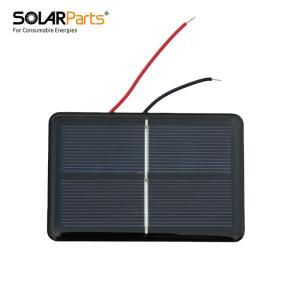 Wholesale dc mini pump: 1V 500mA Epoxy Resin Solar Panel 60x90x3mm