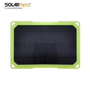 Wholesale fully rugged tablet: Sunpower Integrated Folding Bag 5V 5W 250X155X3MM ETFE Light Green with Dual USB Socket