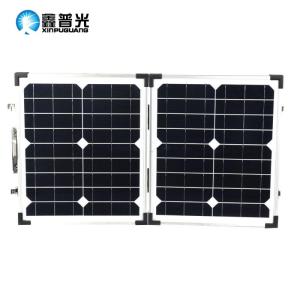 Wholesale 40w: 18V 40W Solar Panel 416X356X30mm Portable Monocrystalline Folding Solar Panel for Camping