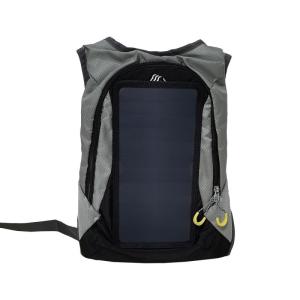 Wholesale sports bag: Mountain Bike Riding Black Solar Panel 6V6W Backpack Waterproof Sports Bag 30X13X44cm for Hiking