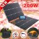 200W 18V  Solar Panel  for Travel Phone Car Truck Motorcycle Boat Camping Hiking Battery Charger