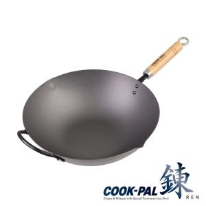 Wholesale heat treatment: Nitriding Iron Frying Pan / Cook Wok