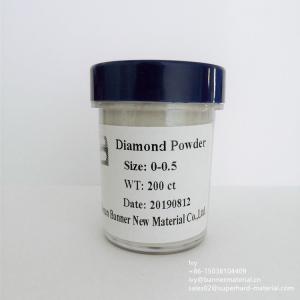 Wholesale crystallized nano: Free Sample 0.25-60 Micron Synthetic Diamond Powder