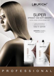 Wholesale Perm Lotion: LOURICH Keratin Complex Hair Rebonding Cream 1250ml*2 Permanent Straight 6-8months