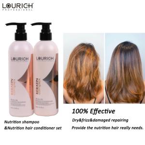 Wholesale damaged hair: Hair Salon Products Lourich Keratin Complex Shampoo for Chemical Color Treated Damaged Hair