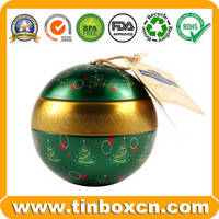 Sell Ball Tin,Tin Ball,Christmas gift,Christmas Ball Tin with Strings