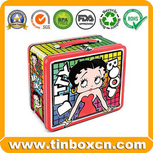 Wholesale custom watch box: Lunch Tin,Lunch Box,Tin Lunch Box,Tin Box with Handle