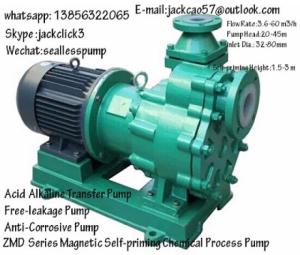 Wholesale self priming pump: ZMD Fluorine Plastic Lined Self-Priming Pump