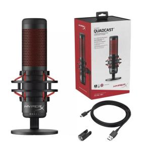 Wholesale Microphone: HyperX - QuadCast USB Multi-Pattern Electret Condenser Microphone Wholesale Microphone: HyperX - QuadCast USB Multi-Pattern Electret Condenser Microphone