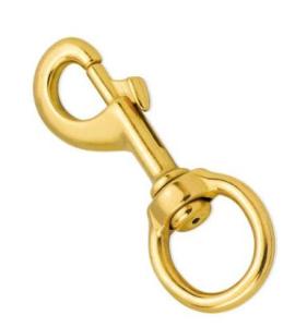 Wholesale solidity: Horshi Custom Solid Brass Trigger Swivel Snap Hook Wholesale Swivel Bolt Snap Hooks Metal Snap Hooks