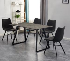 Wholesale dining table: Home Furniture General Use Dining Table Chair Sets with MDF Paper