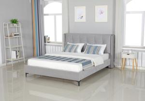 Wholesale sideboard: Modern Comfortable Best Selling Home Furniture Velvet Fabric Bed Frame
