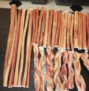 Wholesale beef sticks: Dried Natural/ Beef Pizzle / Bully Sticks Dog Food OEM Packaging