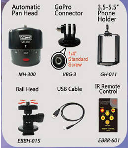 Wholesale mobile phone: Panoramic & Timelapse Heads Kingbest Photography Universal Smartphones MH-300