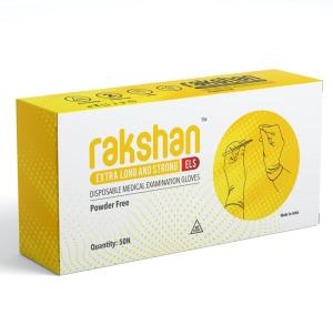 Wholesale natural stone: Rakshan ELS Gloves Extra Long Strong 300mm Natural Latex, All-Purpose, Powder-Free