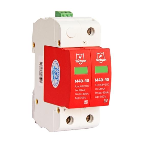 Din Rail 40ka Class C Surge Protection Devicespd Tuv Certificated For Signal Phase 220v Ac 5584