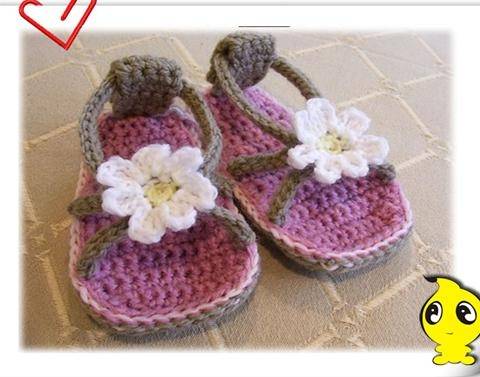 Sell summer baby shoes, crochet baby 