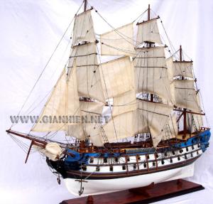 Wholesale handmade gift: Le Protecteur Wooden Model Ships - Craft Model
