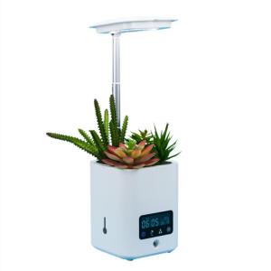Wholesale led clock: Creative Multifunction Indoor Smart Garden with LED Grow Light and Humidifier, Alarm Clock, Speaker
