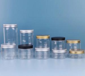 Wholesale cereal container: 50ml Cosmetic Plastic Storage Jars 2.75in Multicolor Aluminum Lid
