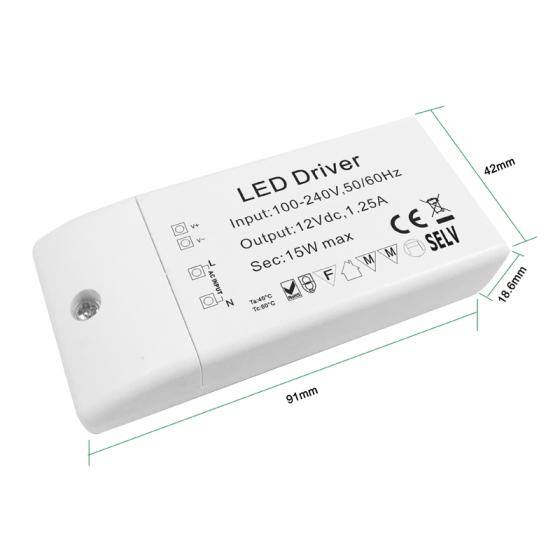 24v 15W Mini LED Driver  China LEDdriver for Sale  Mini LED Driver Supplier