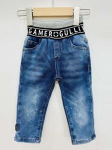 Wholesale baby wash: SS25 Baby Elastic Waist Denim Pant