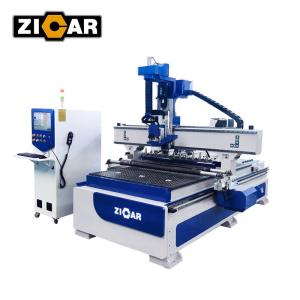 Wholesale solid wooden doors: ZICAR Wood ATC CNC Router Machine Furniture Woodworking CNC Drilling Machine