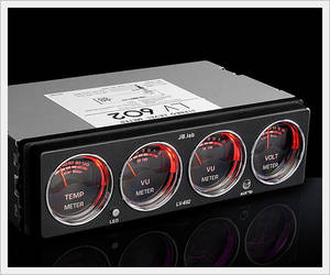 Wholesale lv: JB.Lab LV602 - Car Audio Analog Level Meter - Voltage Temperature Dual_LED