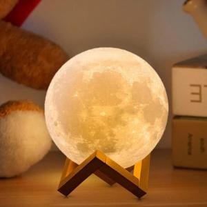 Wholesale strobe flash lights: Moon Lamp, Galaxy Lamp Kids Night Light 16 Colors 3D LED Moon Light OEM/ODM