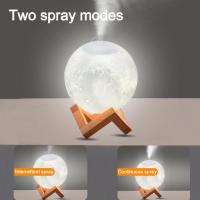 3D Globe Lamp Humidifier, Globe 880ml Humidifier 3 Colors USB LED Globe Light Night Light OEM/ODM 4