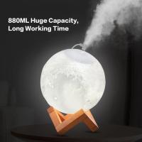3D Globe Lamp Humidifier, Globe 880ml Humidifier 3 Colors USB LED Globe Light Night Light OEM/ODM 8