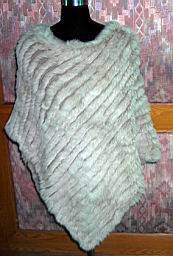 Wholesale knitting scarf: Crochet Rabbit Cape