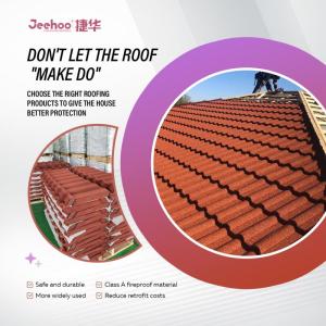 Wholesale composite tile: Jeehoo Stone Coated Metal Roof Tiles