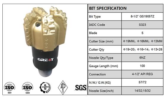 drill bit specification