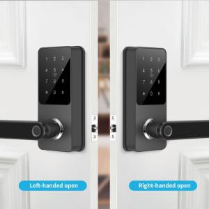 Wholesale key card: Smart Home Tuya Tt Lock BLE WiFi App Smart Door Electronic Lock Fingerprint Door Handle Digital Keyl