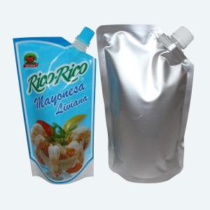 Wholesale printing supplies: Factory Supply Custom Printed Packaging Stand Up Spout Pouch for Juice Energy Drinks Beverage