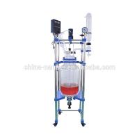 Lab Vacuum Pharmaceutical Jacketed Glass Chemical Reactor