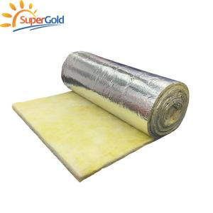 Wholesale thermal insulation material: Promotional Thermal Insulation Material Aluminum Foil Fiber Glass Wool Blanket