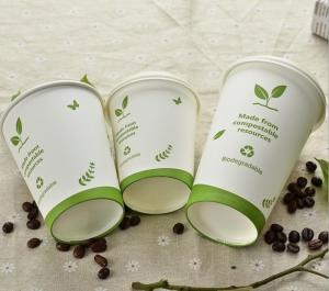Disposable PLA Coated Single Wall Paper Coffee Cup