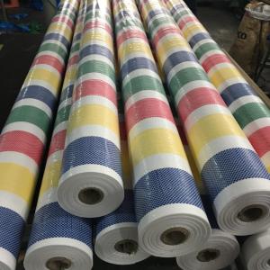Wholesale plastic scaffolding: High Quality Stripe Tarp Sheet Made in Vietnam