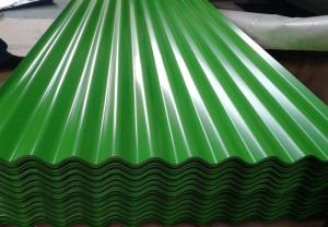 Wholesale colorful corrugated paper: 665/800/900mm Wave Profile Colour Roof Sheet PPGI Prepainted Corrugated Roofing Sheet