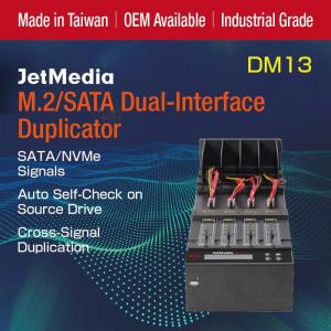 Wholesale machine center: JetMedia DM13 Dual-Signal M.2 NVMe PCIe Hard Drive Duplicator