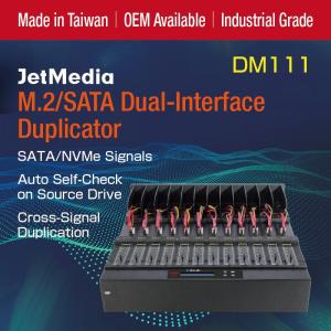 Wholesale lcd display products: JetMedia DM111 Dual-Signal M.2 NVMe PCIe Hard Drive Duplicator