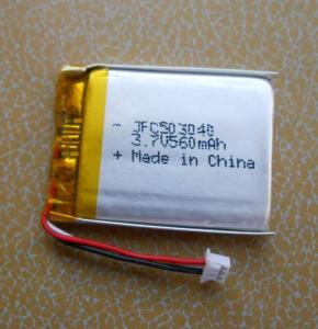 Wholesale Other Batteries: JFC 503040 Polymer Battery 3.7V 560MAH  Open To See All Models
