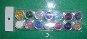 Wholesale nail decoration: Glitter powder for nail decoration