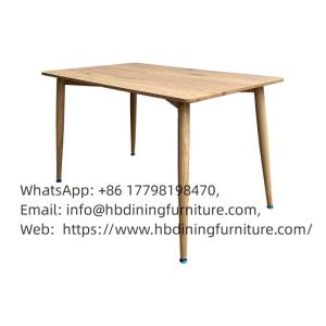 Wholesale wooden table: MDF Table Rectangular Dining  High Legs Wooden DT-M07